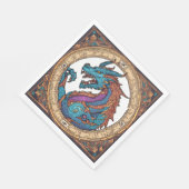 Dragon Paper Napkin Servet (Hoek)