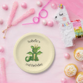 Dragon Party gepersonaliseerde Borden Papieren Bordje (Feest)