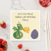 Dragon Party gepersonaliseerde servetten (Insitu)