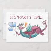 Dragon Party uitnodiging (Voorkant)