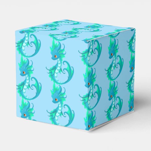 Dragon Party-voorvak Bedankdoosjes (Achterkant)