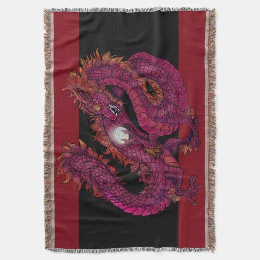 Dragon Pearl Deken (Voorkant Verticaal)