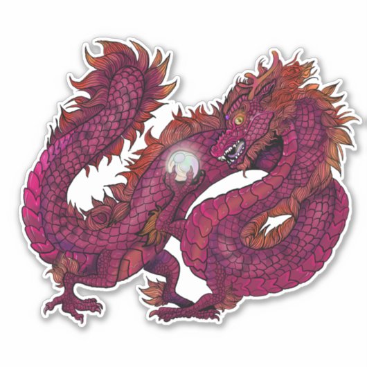 Dragon Pearl Sticker (Voorkant)