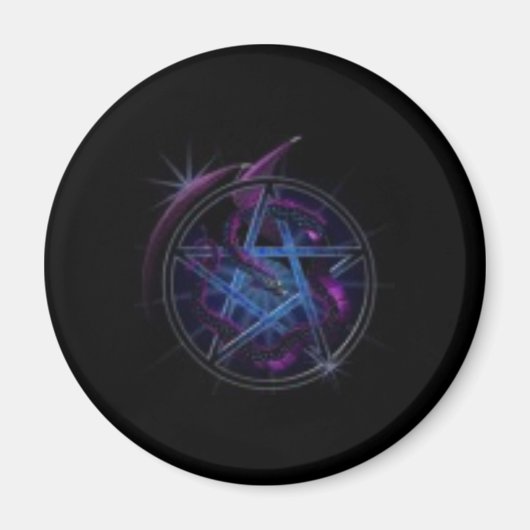 Dragon Pentacle Magneet (Voorkant)