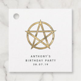 Dragon Pentagram Bedankjes Labels