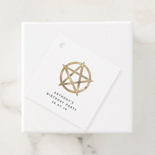 Dragon Pentagram Bedankjes Labels (In situ)