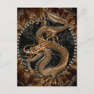 Dragon Pentagram Briefkaart