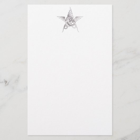 Dragon Pentagram Briefpapier (Voorkant)