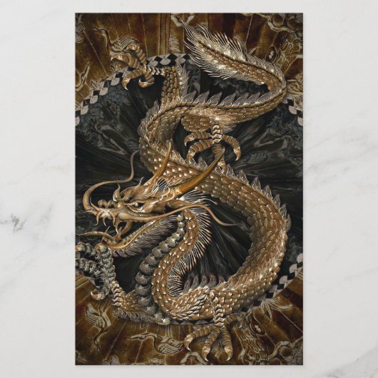 Dragon Pentagram Briefpapier (Voorkant)