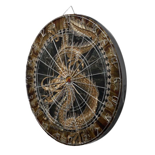 Dragon Pentagram Dartbord (Voorkant Rechts)