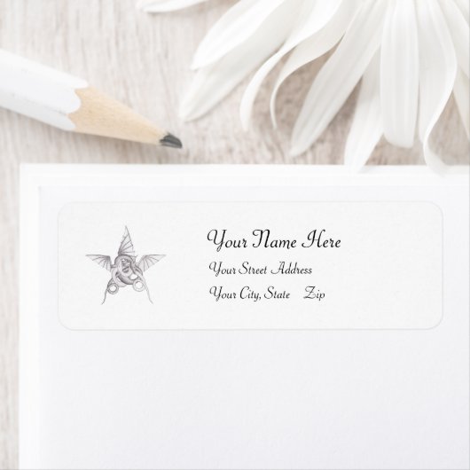 Dragon Pentagram Etiket (Insitu)