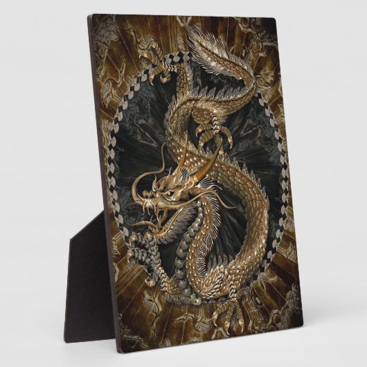 Dragon Pentagram Fotoplaat (Zijkant)