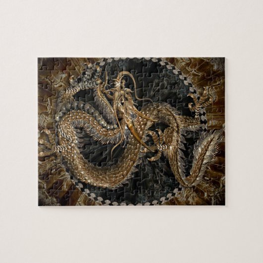 Dragon Pentagram Legpuzzel (Horizontaal)