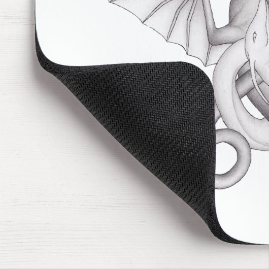 Dragon Pentagram Muismat (Hoek)