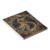 Dragon Pentagram Notitieblok (Schuin)