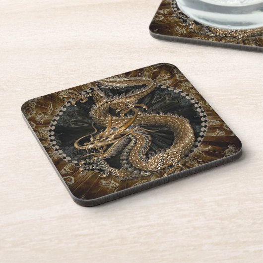 Dragon Pentagram Onderzetter (Linkerzijde)