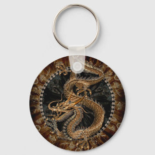 Dragon Pentagram Sleutelhanger