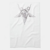 Dragon Pentagram Theedoek (Verticaal)