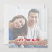 Dragon-Phoenix Chinese foto slaat de datum op Kaart (Achterkant)