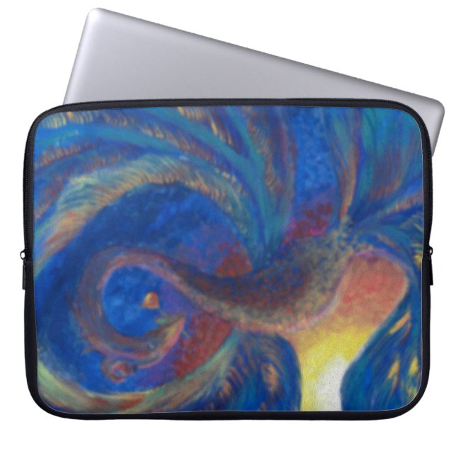 Dragon Phoenix Laptop Sleeve (Voorkant)