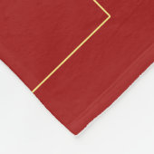 Dragon Phoenix Traditionele Rode Chinese bruiloft Fleece Deken (Hoek)