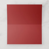 Dragon Phoenix Traditionele Rode Chinese bruiloft Plaatskaartje (Binnenkant ongevouwen)