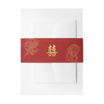 Dragon Phoenix Traditionele Rode Chinese bruiloft