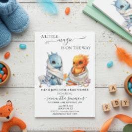 Dragon Phoenix Twins magische mythologie Baby show Kaart