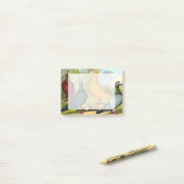 Dragon Pigeon Birds Post-it® Notes (Op bureau)