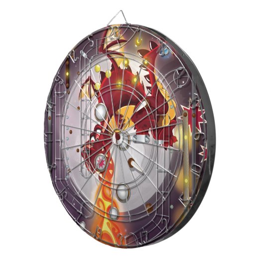 Dragon Pinball-machine Dartbord (Voorkant Rechts)