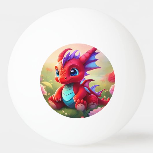 Dragon Pingpongbal (Achterkant)