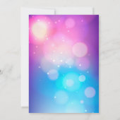 Dragon Pink Yellow Dark Verjaardagsfeestje Kaart (Achterkant)