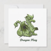 Dragon Play Invitation Kaart (Voorkant)