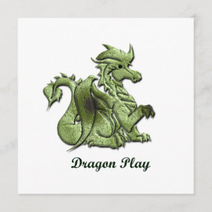 Dragon Play Invitation Kaart