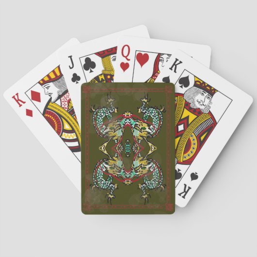  Dragon Play-kaarten Pokerkaarten (Achterkant)