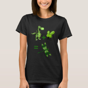 Dragon plus Fly is gelijk aan Dragonfly in Groenen T-shirt