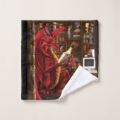 Dragon Podcast Library Bad Handdoek (Wasdoekje)