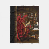 Dragon Podcast Library Fleece Deken (Voorkant)