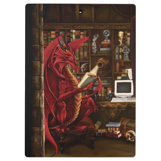 Dragon Podcast Library Klembord (Achterkant)