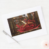 Dragon Podcast Library Rechthoekige Sticker (Envelop)