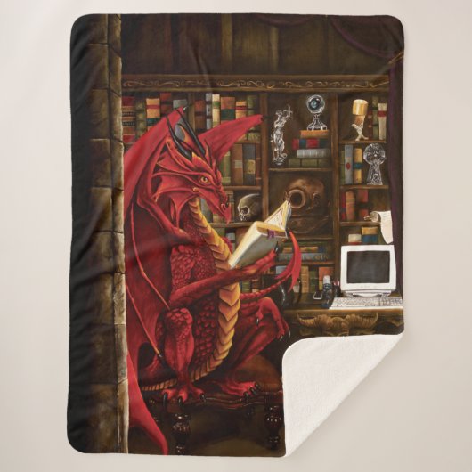 Dragon Podcast Library Sherpa Deken (Voorkant)