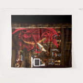 Dragon Podcast Library Wandkleed (Voorkant (horizontaal))