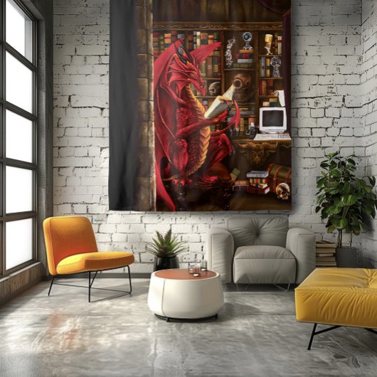 Dragon Podcast Library Wandkleed