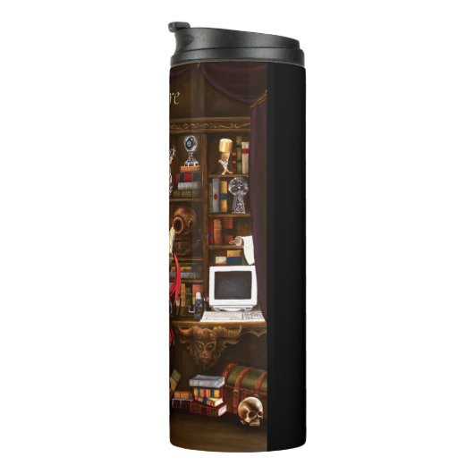 Dragon Podcasting Library Thermosbeker (Geroteerd rechts)