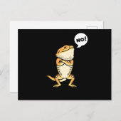 Dragon Pogona reptielhagedis Briefkaart (Voorkant / Achterkant)