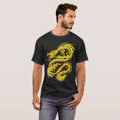Dragon Power Black T Shirt (Voorkant volledig)