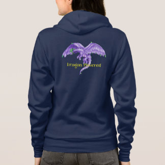 Dragon Powered Paars Hoodie