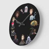 Dragon Prince Character Wall Clock Grote Klok (Hoek)