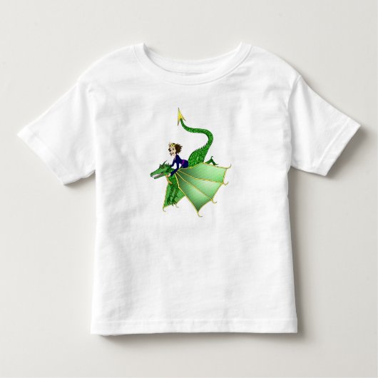 Dragon Princess T-shirt, 2T-4T Kinder Shirts (Voorkant)