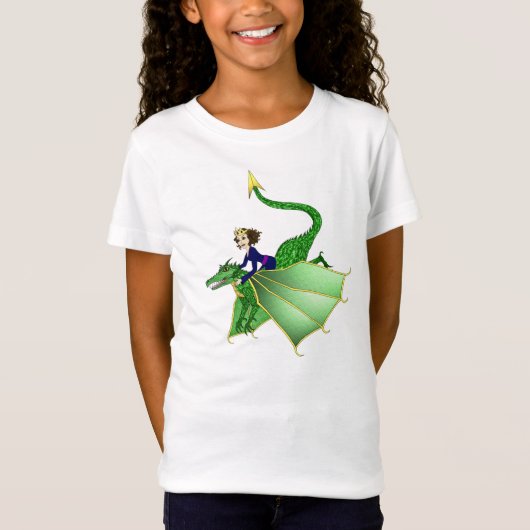 Dragon Princess T-shirt, 5 jaar en ouder T-shirt (Voorkant)